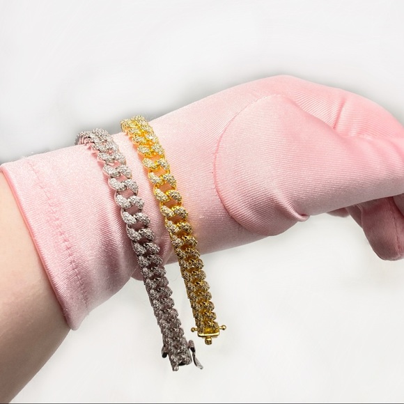 Icy Cuban Link Bracelets - Picture 2 of 2